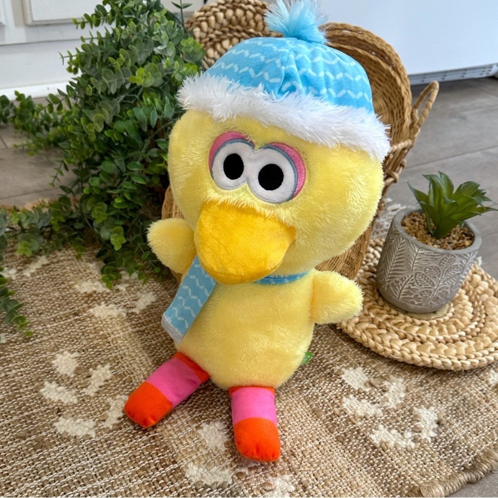 Sesame Street Baby’s First Plush Crinkly Large Big Bird Tall Soft With Crinkle